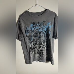 Anchor Blue y2k graphic tee